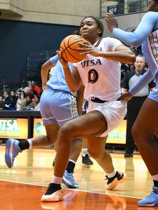 Elyssa Coleman. Tulane beat UTSA 75-64 in American Athletic Conference women's basketball on Sunday, Feb. 4, 2024, at the Convocation Center. - Photo by Joe Alexander