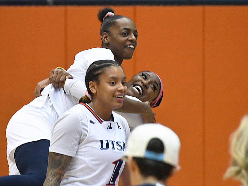 Jordyn Jenkins. UTSA beat UAB 76-58 on Sunday, Feb. 11, 2024, in American Athletic Conference women's basketball at the Convocation Center. - Photo by Joe Alexander