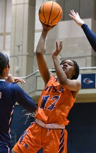 Aysia Proctor. UTSA beat Rice 60-52 in American Athletic Conference women's basketball on Tuesday, March 5, 2023, at the Convocation Center. - Photo by Joe Alexander