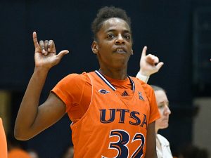 Jordyn Jenkins. UTSA beat Rice 60-52 in American Athletic Conference women's basketball on Tuesday, March 5, 2023, at the Convocation Center. - Photo by Joe Alexander