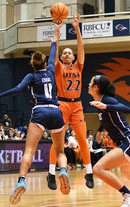 Kyra White. UTSA beat Rice 60-52 in American Athletic Conference women's basketball on Tuesday, March 5, 2023, at the Convocation Center. - Photo by Joe Alexander