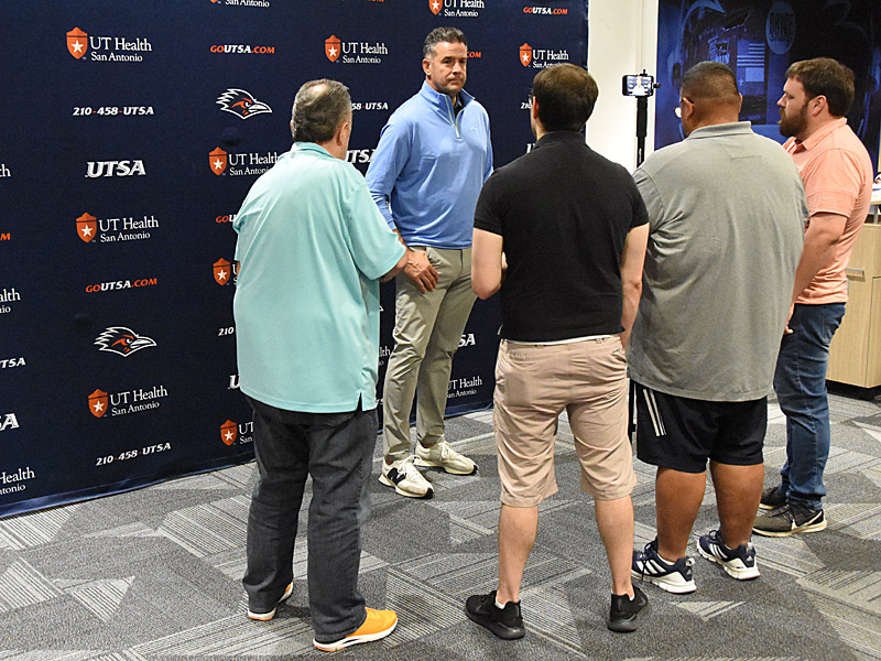 American Athletic Conference Commissioner Tim Pernetti at UTSA on Friday, June 20, 2024. - Photo by Joe Alexander