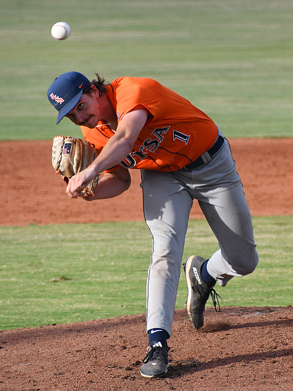 Conor Myles. Game 1 of UTSA baseball's fall series on Friday, Oct. 24, 2025, at Roadrunner Field. - photo by Joe Alexander