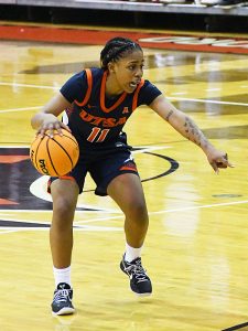 Jayda Holiman. UTSA women's basketball beat Incarnate Word 74-57 on Wednesday, Nov. 19, 2025, at UIW. - Photo by Joe Alexander
