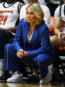 Karen Aston. UTSA women's basketball beat Texas State 64-41 on Thursday, Nov. 13, 2025, at the Convocation Center. - Photo by Joe Alexander