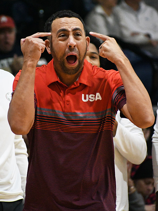 South Alabama coach Richie Riley. UTSA men's basketball lost to South Alabama 82-58 on Sunday, Nov. 30, 2025, at the Convocation Center. - Photo by Joe Alexander