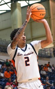 Austin Nunez. Seattle beat UTSA 71-68 in non-conference men's basketball on Monday, Dec. 22, 2025, at the Convocation Center. - Photo by Joe Alexander
