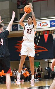 Matheo Coffi. Seattle beat UTSA 71-68 in non-conference men's basketball on Monday, Dec. 22, 2025, at the Convocation Center. - Photo by Joe Alexander