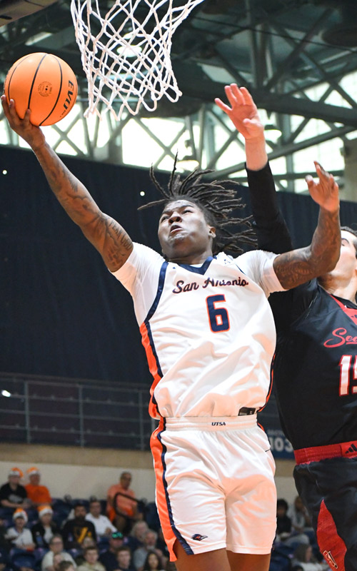 Macaleab Rich. Seattle beat UTSA 71-68 in non-conference men's basketball on Monday, Dec. 22, 2025, at the Convocation Center. - Photo by Joe Alexander