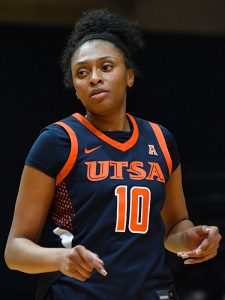Sanaa Bean. East Carolina beat UTSA 65-58 in American Conference women's basketball on Tuesday, Jan. 20, 2026, at the Convocation Center. - Photo by Joe Alexander