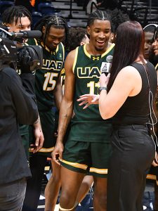 UAB's Chance Westry. UAB beat UTSA 83-73 in American Conference men's basketball on Wednesday, Jan. 28, 2026, at the Convocation Center. - Photo by Joe Alexander