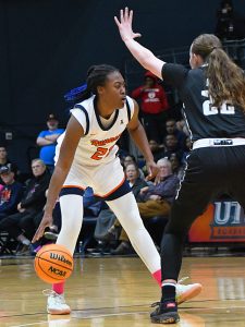Cheyenne Rowe. Rice beat UTSA 65-55 in American Conference women's basketball on Saturday, Jan. 31, 2026, at the Convocation Center. - Photo by Joe Alexander