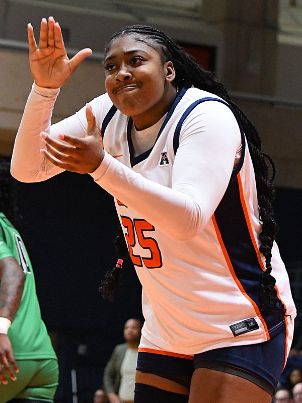 Idara Udo. UTSA beat North Texas 66-64 in American Conference women's basketball on Wednesday, Jan. 28, 2026, at the Convocation Center. - Photo by Joe Alexander