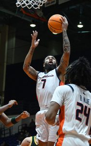 Jamir Simpson. UAB beat UTSA 83-73 in American Conference men's basketball on Wednesday, Jan. 28, 2026, at the Convocation Center. - Photo by Joe Alexander