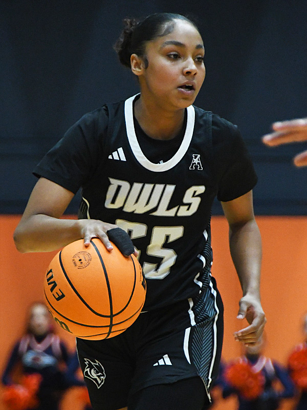 Rice Victoria Flores. Rice beat UTSA 65-55 in American Conference women's basketball on Saturday, Jan. 31, 2026, at the Convocation Center. - Photo by Joe Alexander