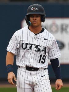 Lane Haworth. UTSA beat South Dakota State 17-4 in the Roadrunners' 2026 baseball season opener on Friday, Feb. 13, at Roadrunner Field. - Photo by Joe Alexander