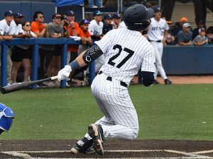 Andrew Stucky had one of UTSA's four home runs on Friday. UTSA beat South Dakota State 17-4 in the Roadrunners' 2026 baseball season opener on Friday, Feb. 13, at Roadrunner Field. - Photo by Joe Alexander
