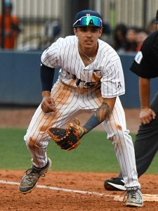 Caden Miller. UTSA beat South Dakota State 17-4 in the Roadrunners' 2026 baseball season opener on Friday, Feb. 13, at Roadrunner Field. - Photo by Joe Alexander