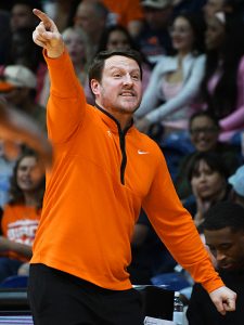 Austin Claunch. North Texas beat UTSA 81-58 in American Conference men's basketball on Saturday, Feb. 7, 2026, at the Convocation Center. - Photo by Joe Alexander