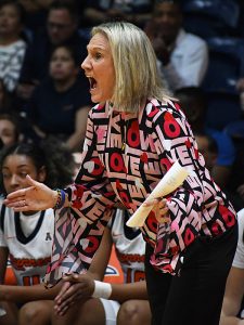 Karen Aston. South Florida beat UTSA 69-63 in American Conference women's basketball on Saturday, Feb. 14, 2026. - Photo by Joe Alexander