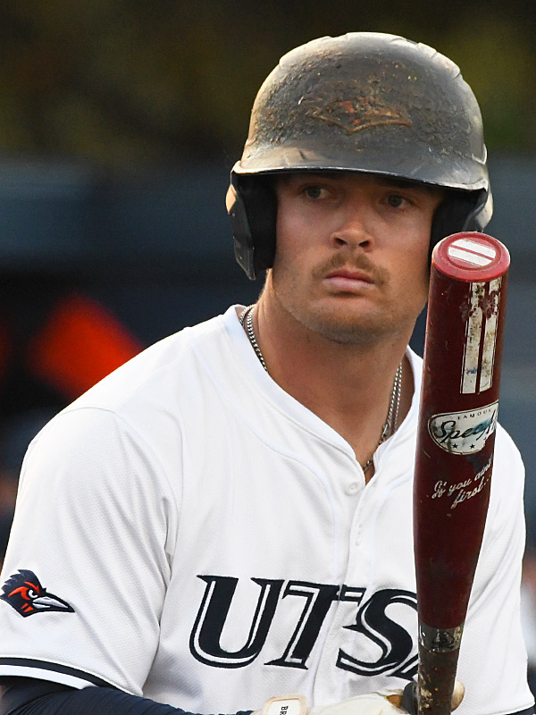 Drew Detlefsen. East Carolina beat UTSA 3-0 in American Conference baseball on Friday, March 27, 2026, at Roadrunner Field. - Photo by Joe Alexander