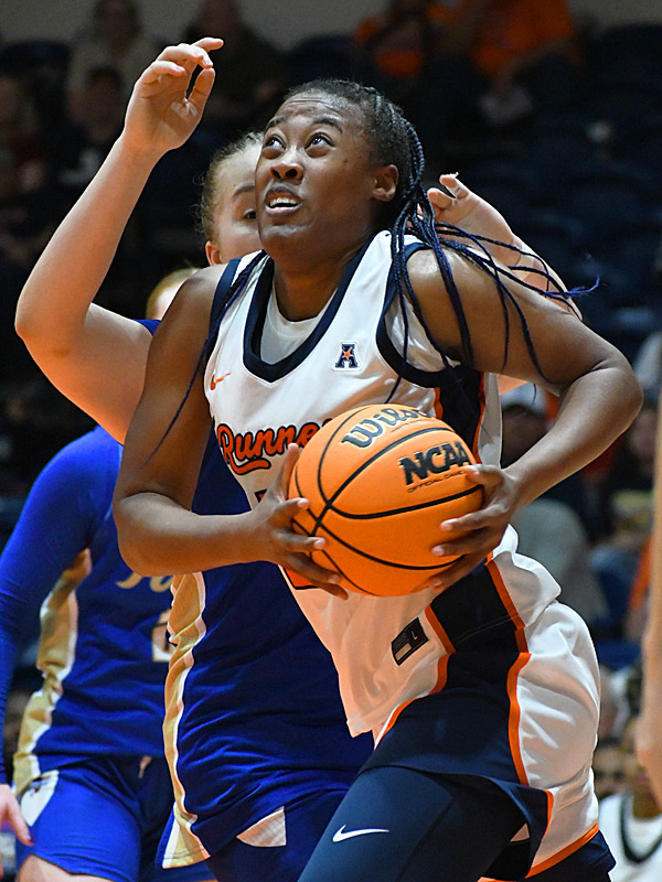 Cheyenne Rowe. UTSA women's basketball lost to Tulsa 53-41 in the Roadrunners' final home game of the season on Wednesday, March 4, 2026, at the Convocation Center. - Photo by Joe Alexander