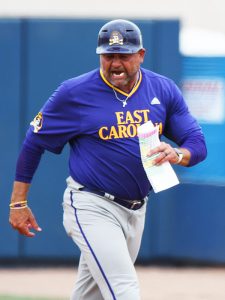 East Carolina coach Cliff Godwin was ejected from the game. UTSA beat East Carolina 6-1 in American Conference baseball on Saturday, March 28, 2026, at Roadrunner Field. - Photo by Joe Alexander