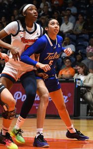 Tulsa Alisha Peavy. UTSA women's basketball lost to Tulsa 53-41 in the Roadrunners' final home game of the season on Wednesday, March 4, 2026, at the Convocation Center. - Photo by Joe Alexander
