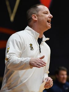 Wichita State coach Paul Mills. UTSA men's basketball lost to Wichita State 84-67 in American Conference action on Sunday, March 1, 2026, at the Convocation Center. - Photo by Joe Alexander