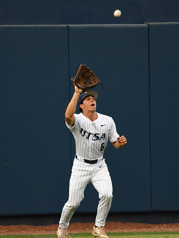 Christian Hallmark. UTSA beat Charlotte 11-5 in American Conference baseball on Friday, April 27, 2026, at Roadrunner Field. - Photo by Joe Alexander