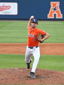 Mike DeBattista. UTSA baseball beat UAB 19-9 in 7 innings on Friday night, May 15, 2026, at Roadrunner Field to clinch the American Conference regular-season title. - Photo by Joe Alexander