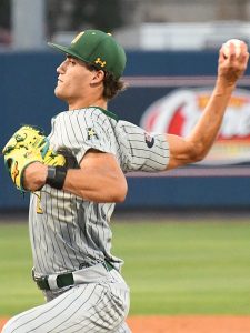 UAB pitcher Mason Steele. UAB beat UTSA 7-6 in American Conference baseball on Thursday, May 14, 2026, at Roadrunner Field. - Photo by Joe Alexander