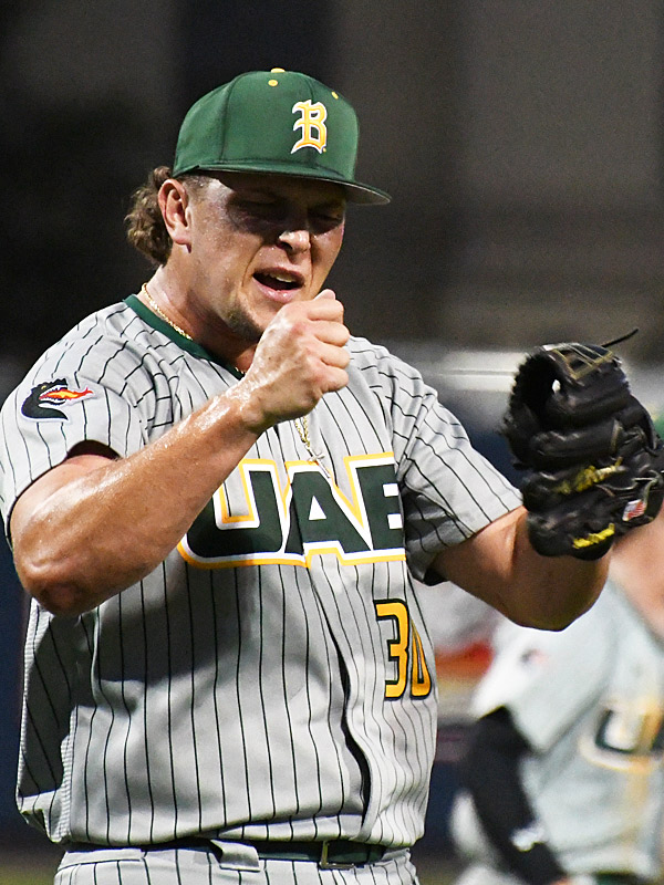 UAB closer Chase Ingram. UAB beat UTSA 7-6 in American Conference baseball on Thursday, May 14, 2026, at Roadrunner Field. - Photo by Joe Alexander