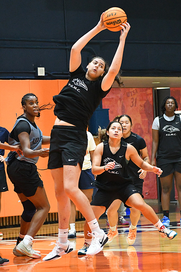 Emily Hunter at UTSA women's basketball practice on Friday, Sept. 25, 2026, at the Convocation Center. - photo by Joe Alexander