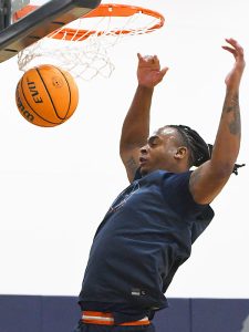 32 Ashton Smith. UTSA men's basketball practice on Wednesday, Oct. 28, 2026, at the practice facility. - Photo by Joe Alexander