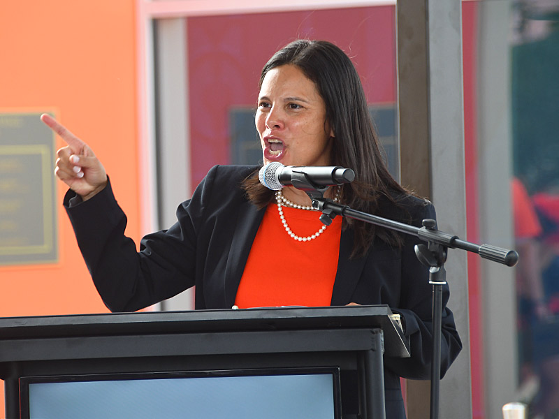 Ceremony at UTSA for the grand opening of the UTSA Basketball and Volleyball Training Center. - Photo by Joe Alexander